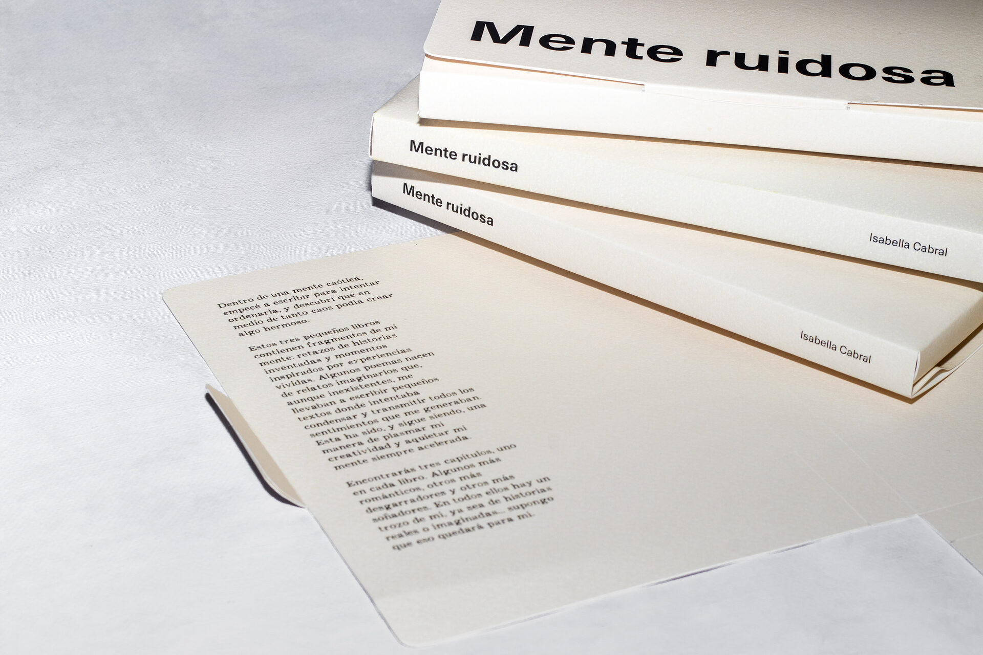 The custom slipcase holding the three volumes