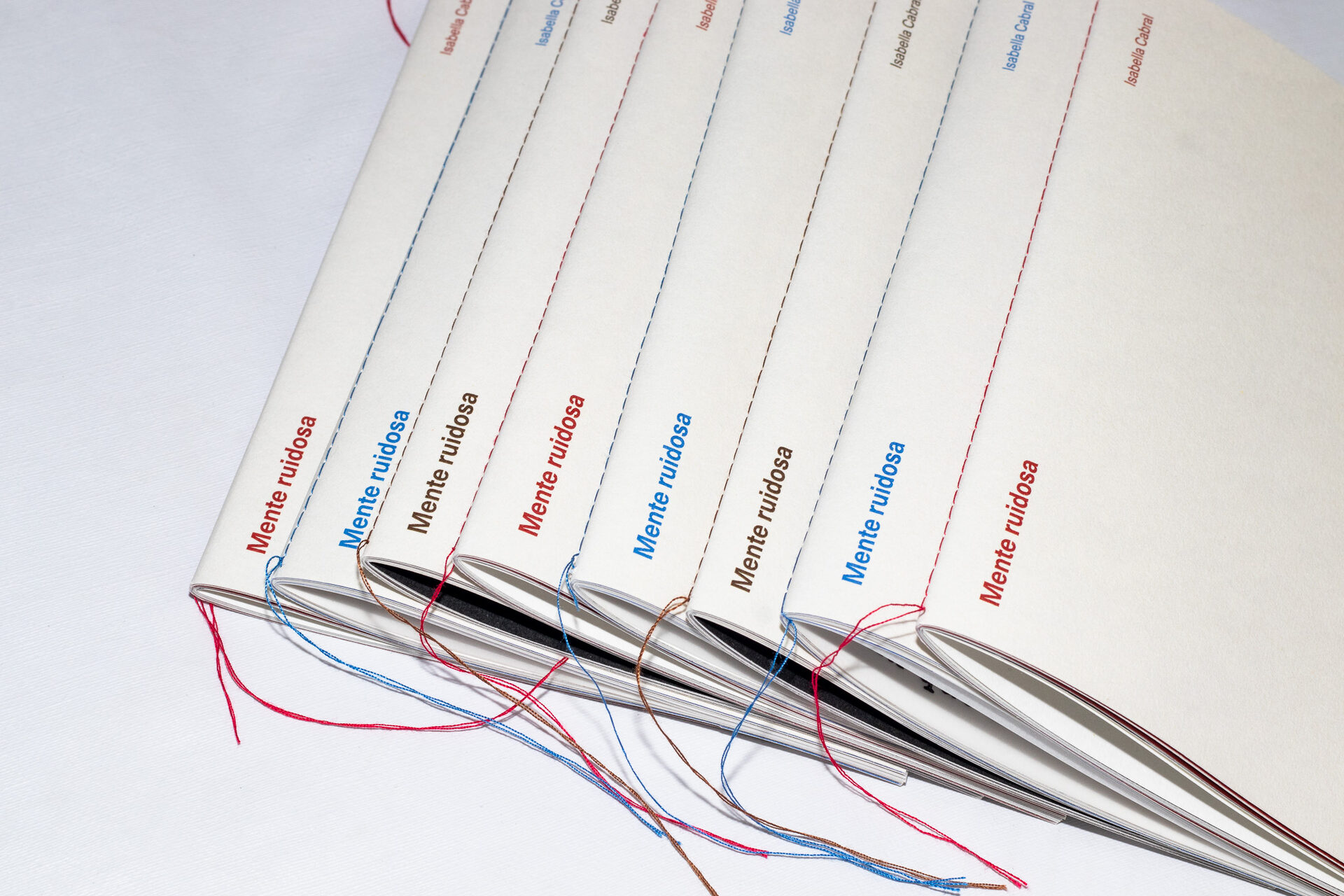The full edition with coloured binding threads displayed