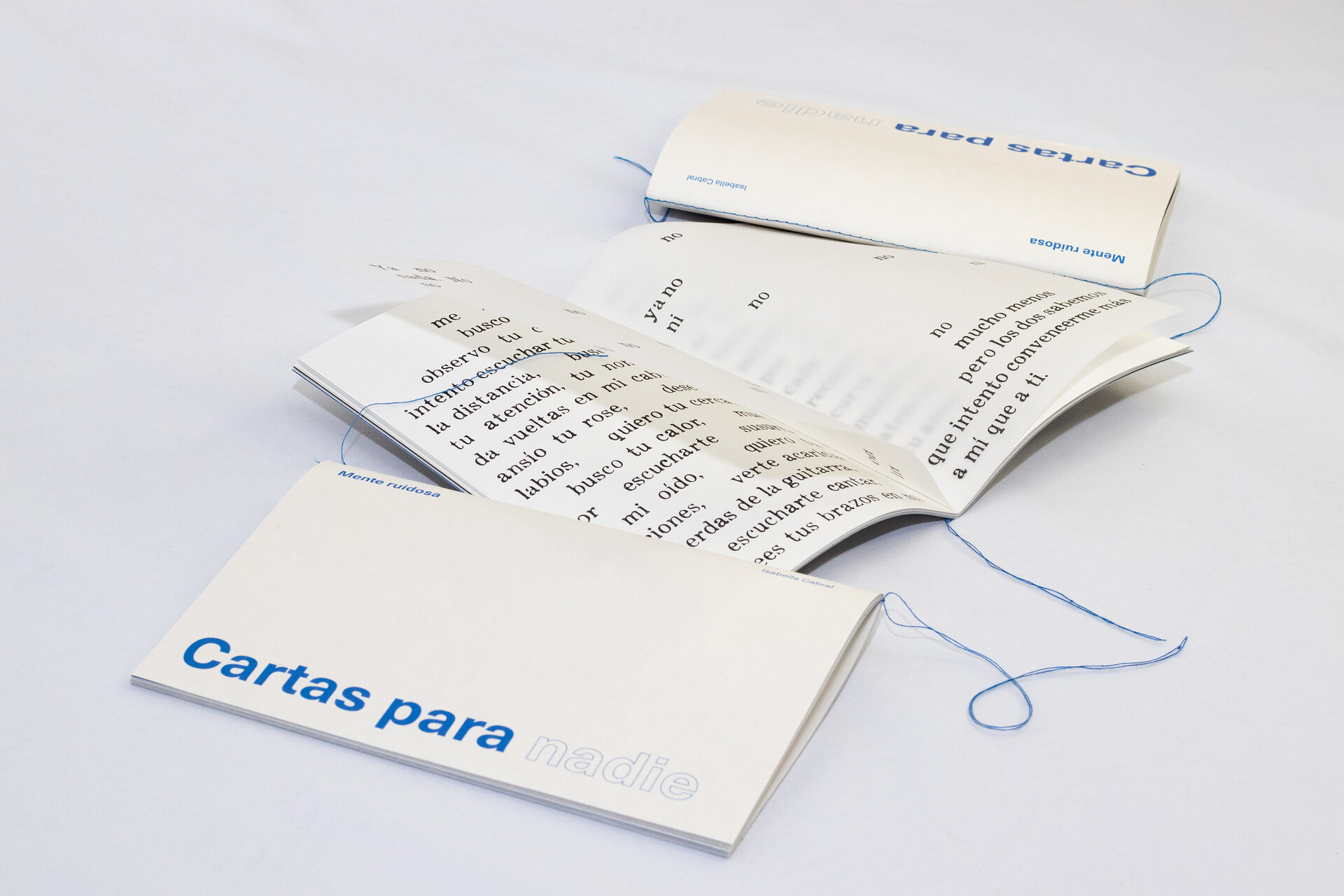 Cartas para nadie — street photograph with body text
