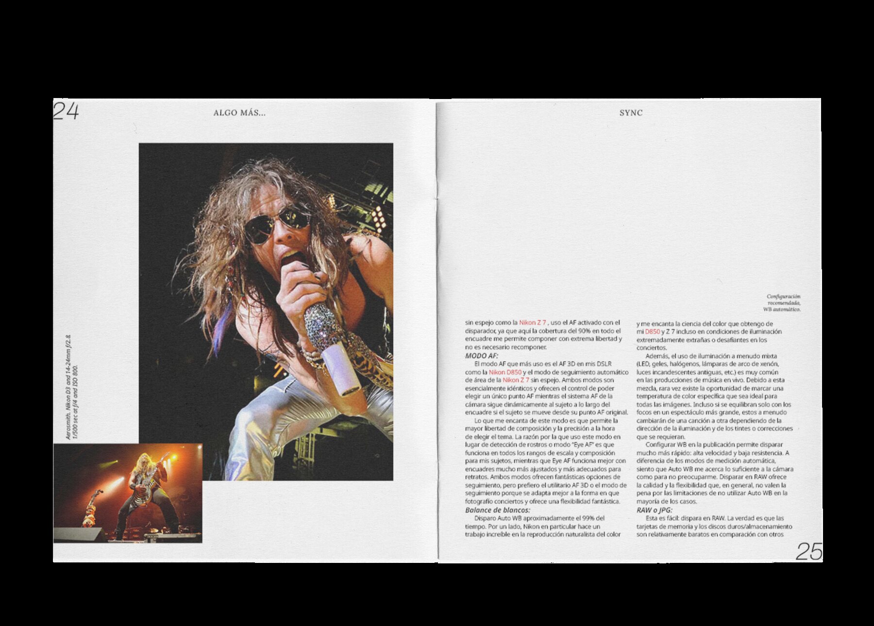 SYNC interior spread — article layout